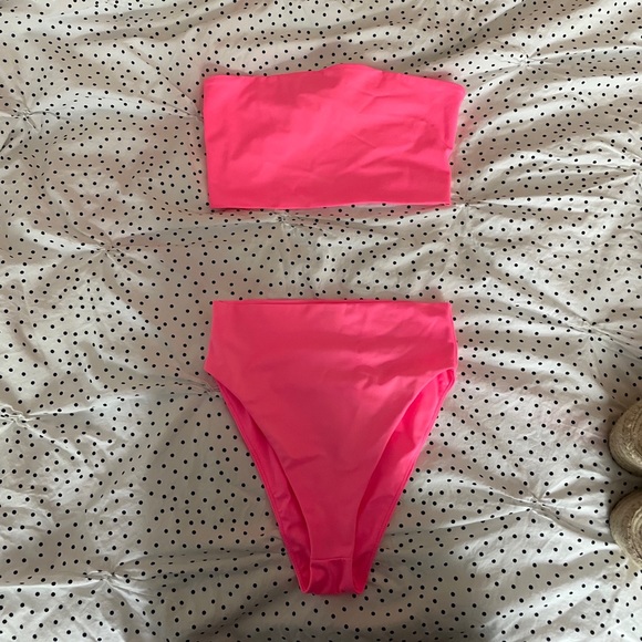 Princess Polly Other - pink high waisted bikini
